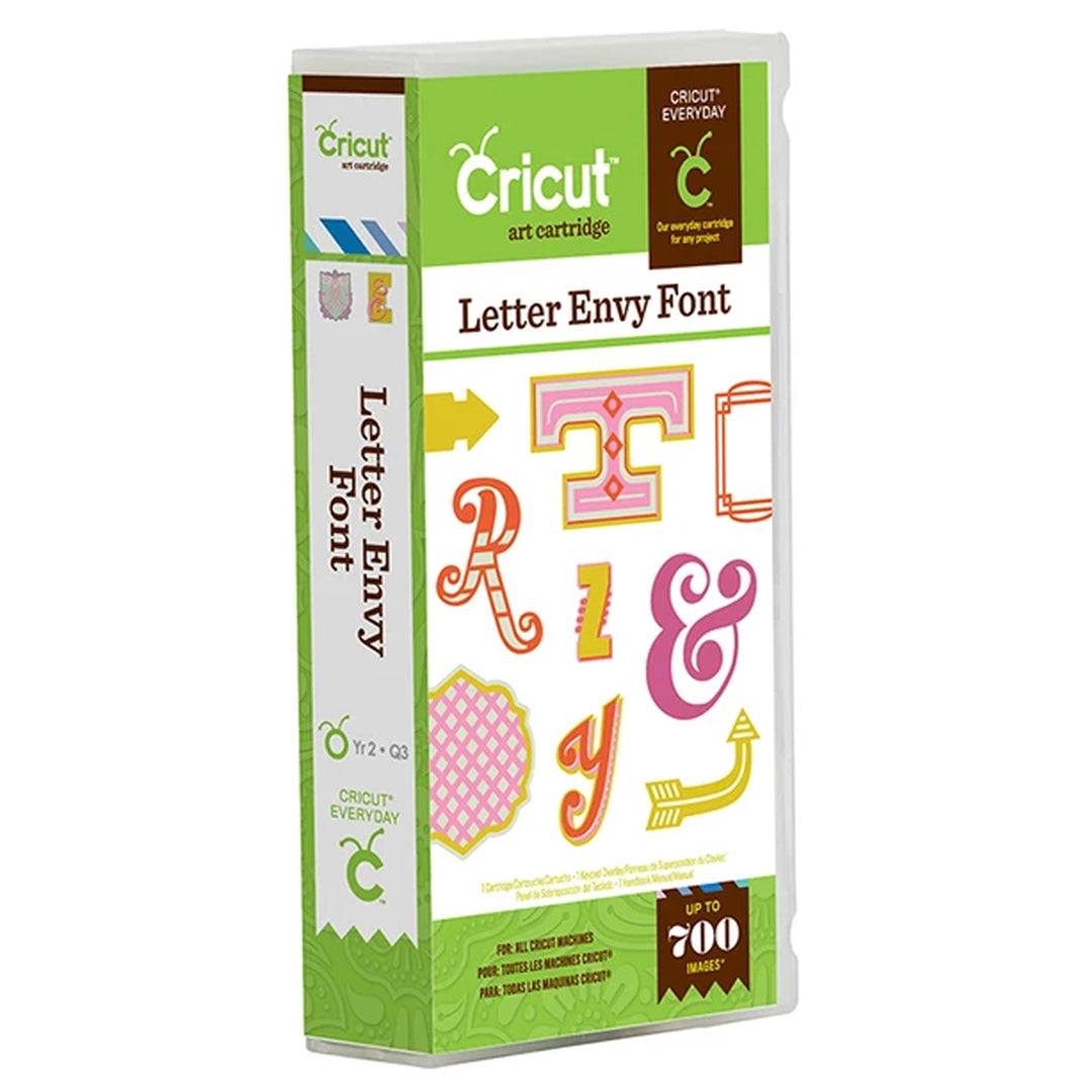 Cricut cartridge Letter selling Envy Font