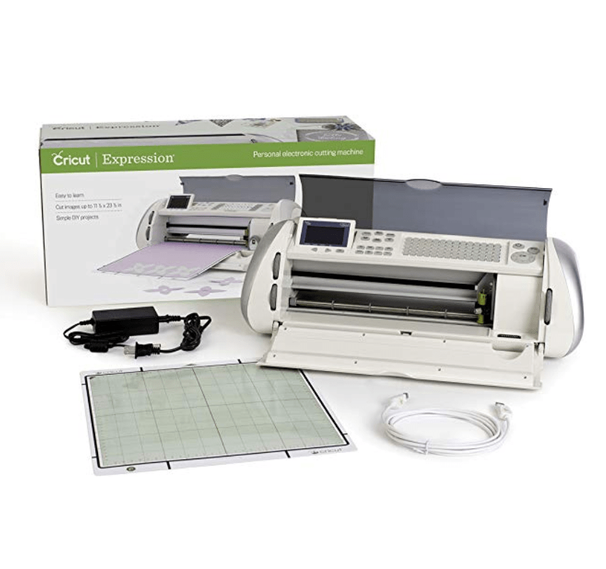 Cricut Expression 2 Teal Machine with 2 Preloaded Cartridges & Bonus French  Manor Cartridge