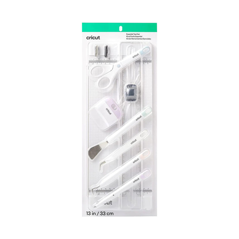 Cricut Essential Tool Set and Trimmer, Core Colors 7-Piece