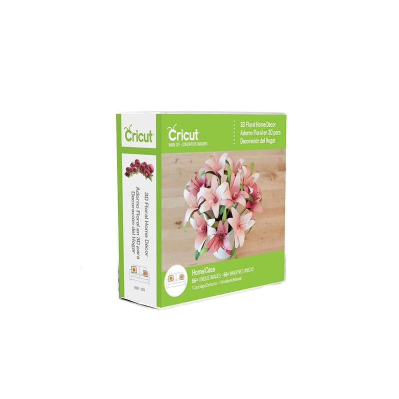 3D Floral Home Decor Cricut Cartridge