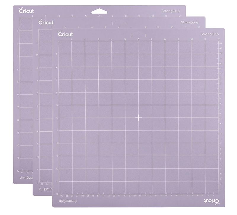 Cricut StrongGrip Cutting Mat 3 Pack, 12x12, Purple, 3 Piece